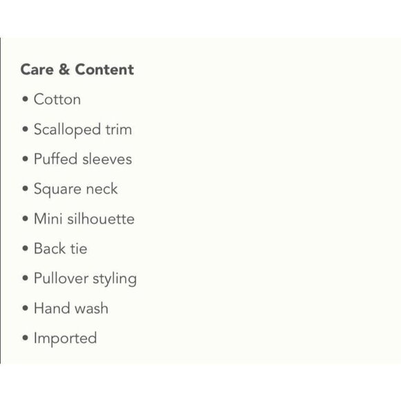 Anthropologie Forever That Girl Mimi Blue Scalloped Mini Dress Tie Back S New - Picture 4 of 9